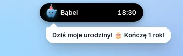 Urodziny Bąbla: „Dziś moje urodziny! Kończę 1 rok!”